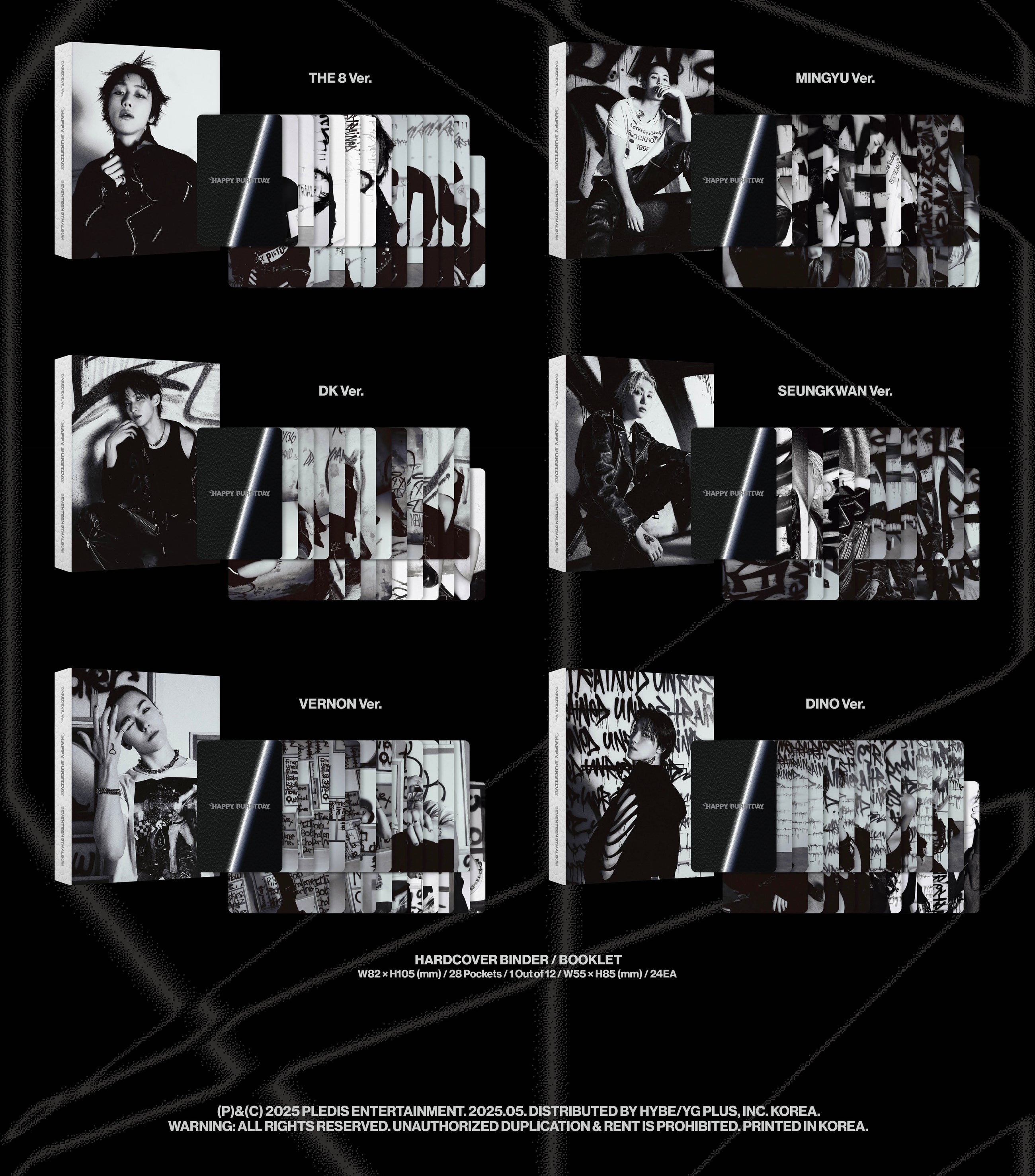 SEVENTEEN • HAPPY BURSTDAY (DAREDEVIL Ver.)