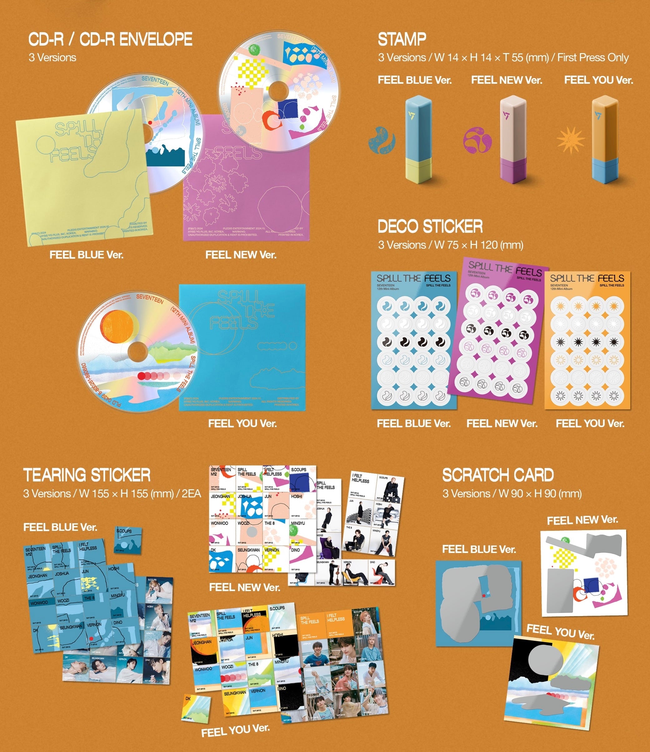 SEVENTEEN • SPILL THE FEELS