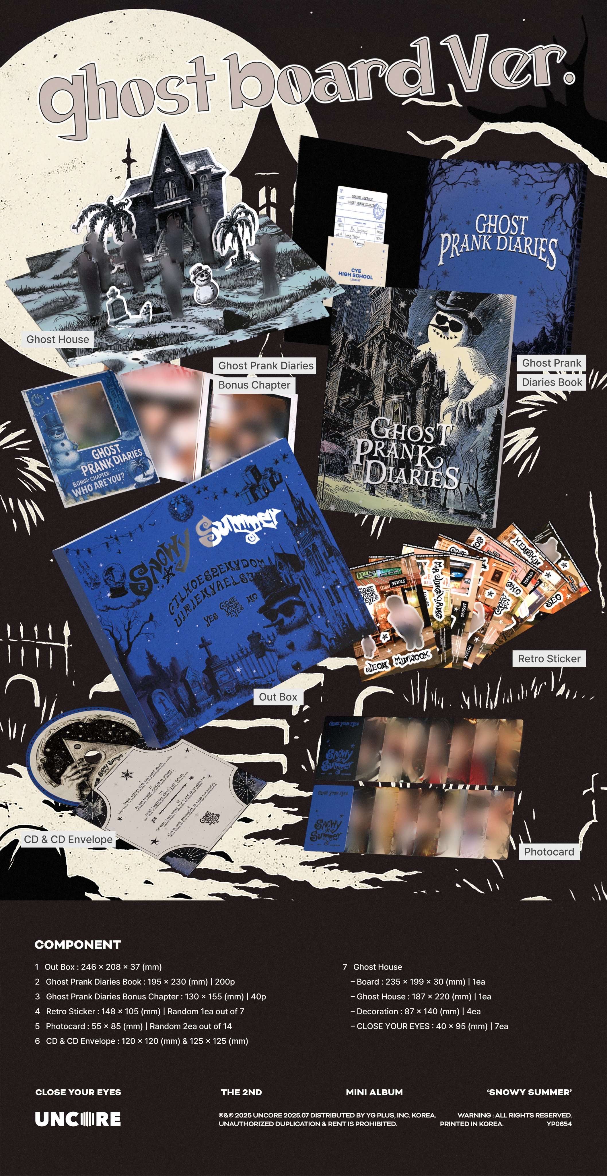 CLOSE YOUR EYES • SNOWY SUMMER