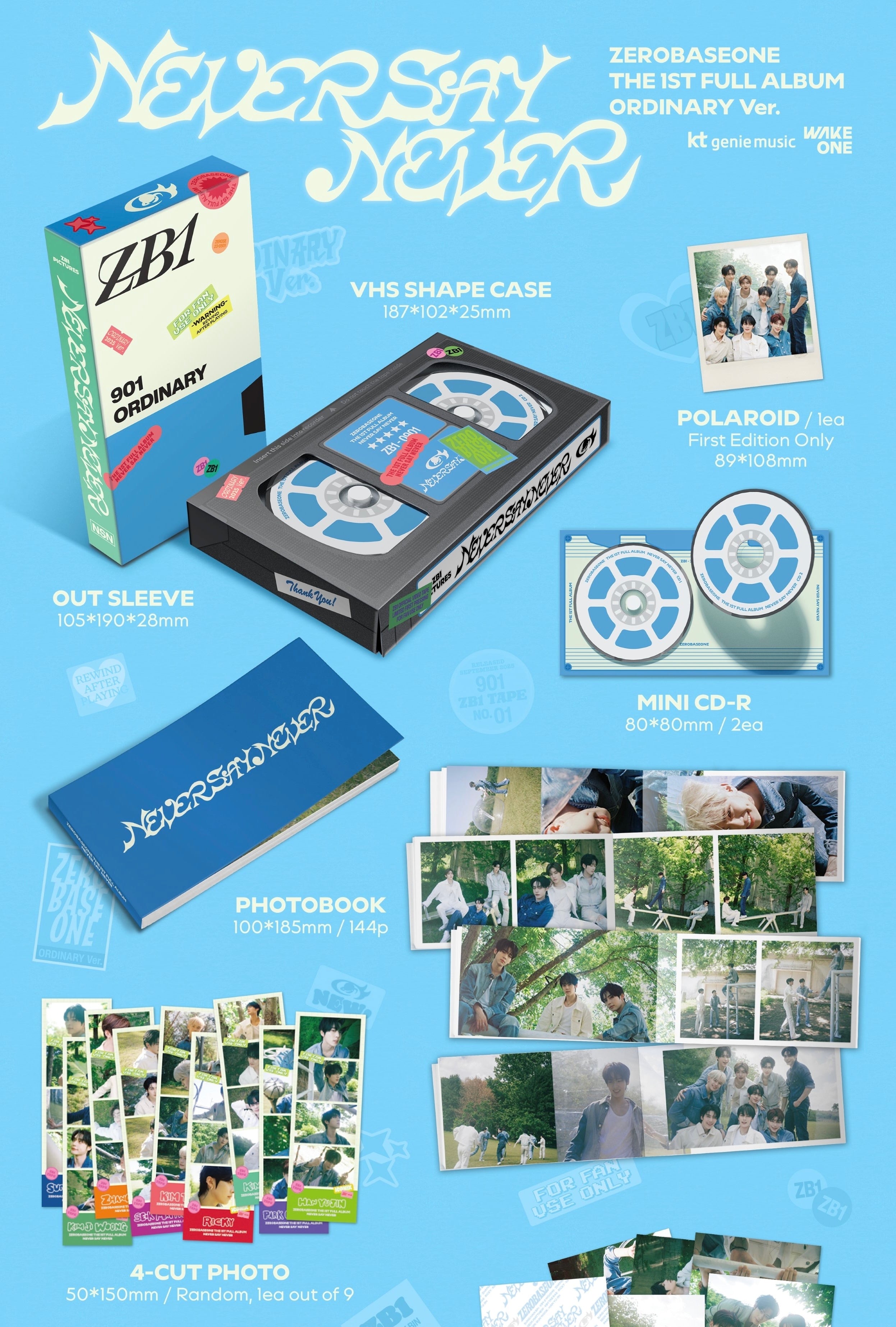 ZEROBASEONE • NEVER SAY NEVER