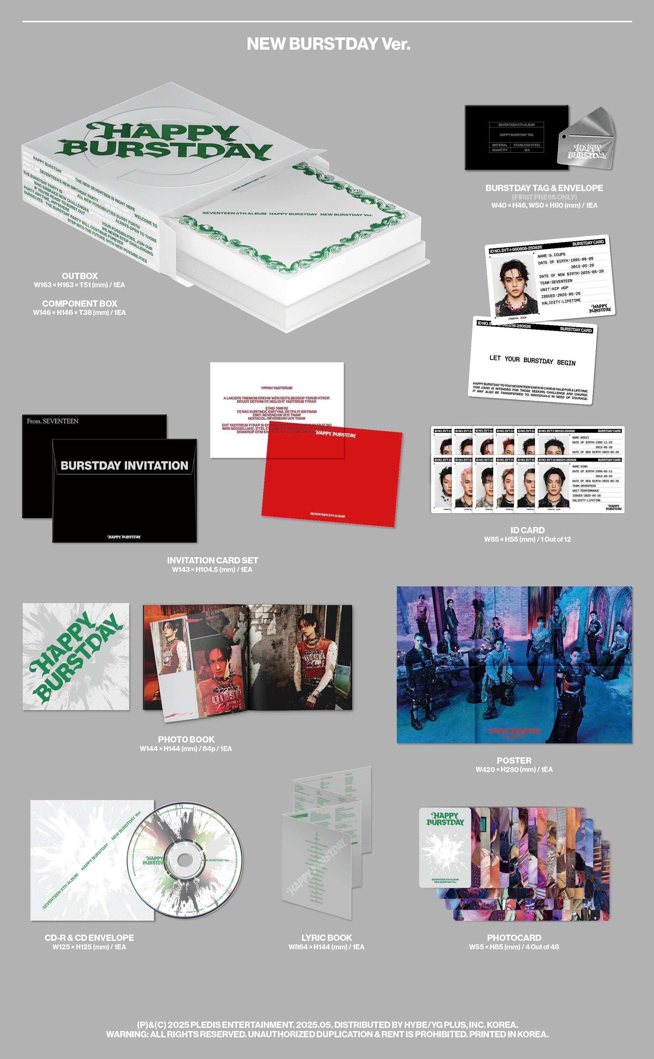 SEVENTEEN • HAPPY BURSTDAY