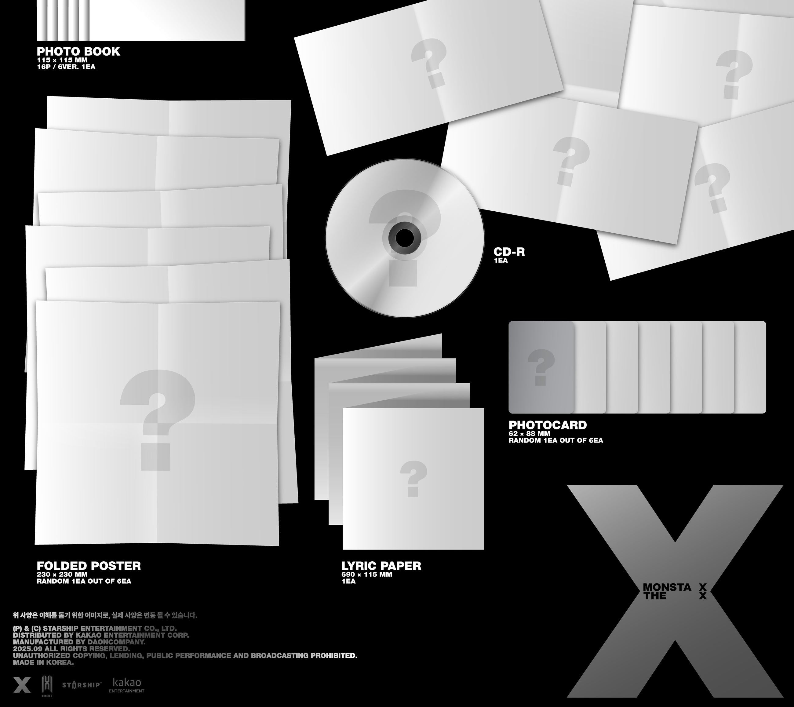 MONSTA X • THE X (Digipack Ver.)