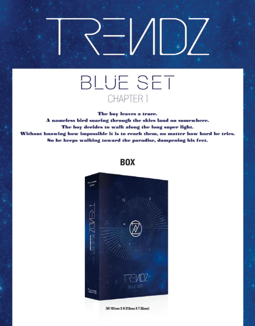 TRENDZ • BLUE SET Chapter 1. TRACKS