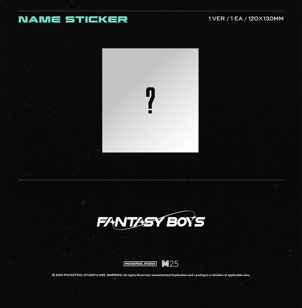 FANTASY BOYS - NEW TOMORROW