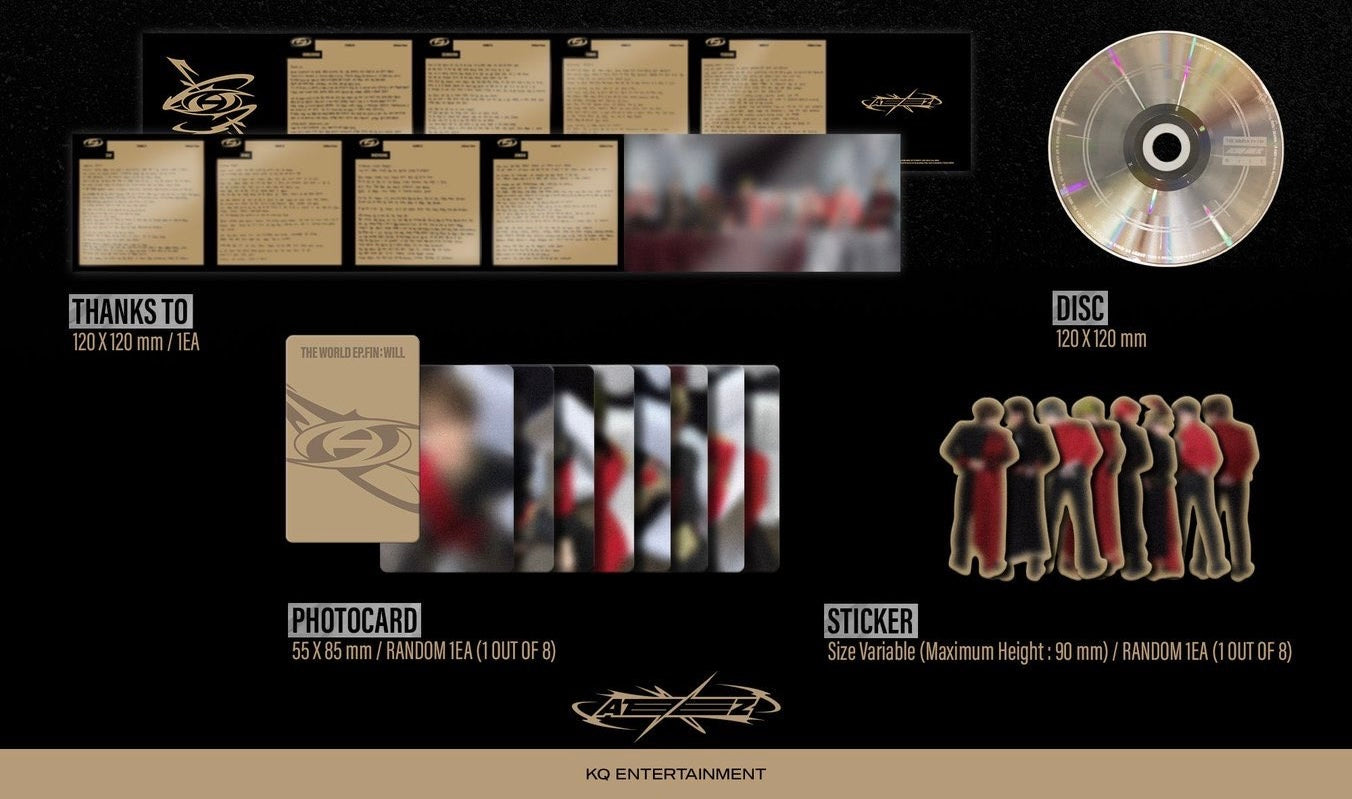 ATEEZ - The World Ep.Fin: Will (Digipack Ver.)