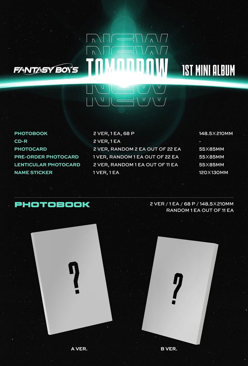 FANTASY BOYS - NEW TOMORROW