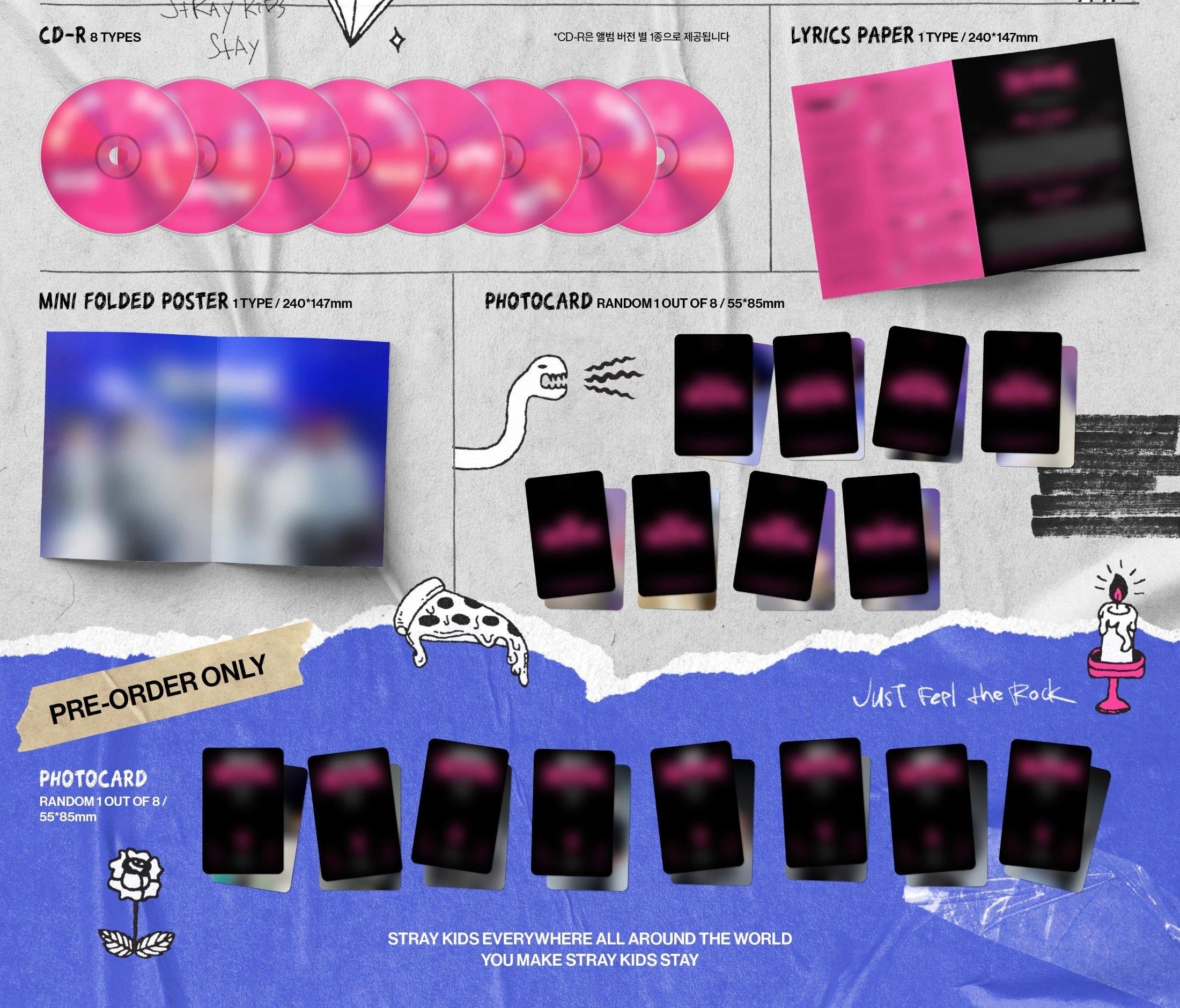 Stray Kids • ROCK-STAR (Postcard Ver.)