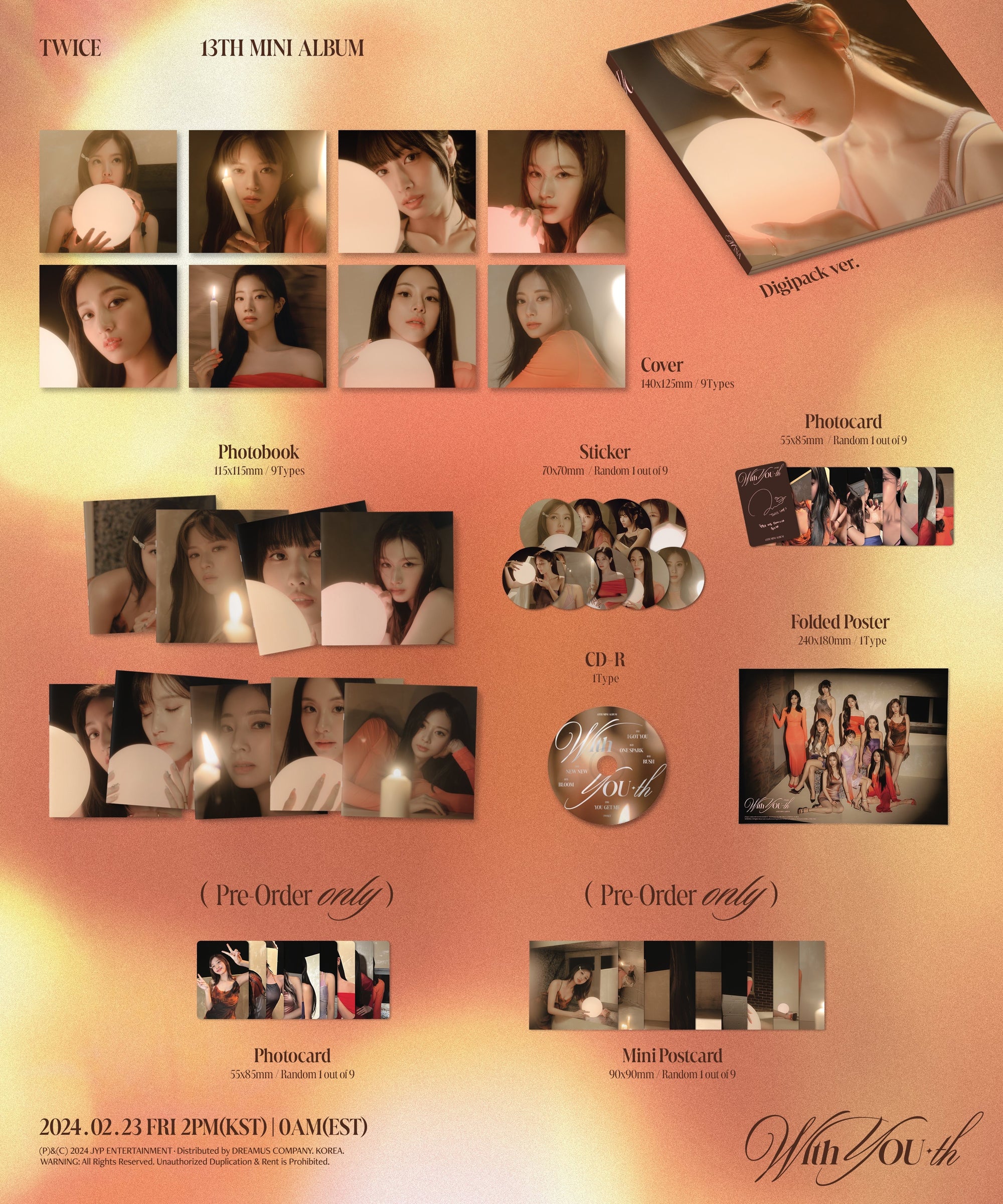 TWICE • With YOU-th (Digipack Ver.)