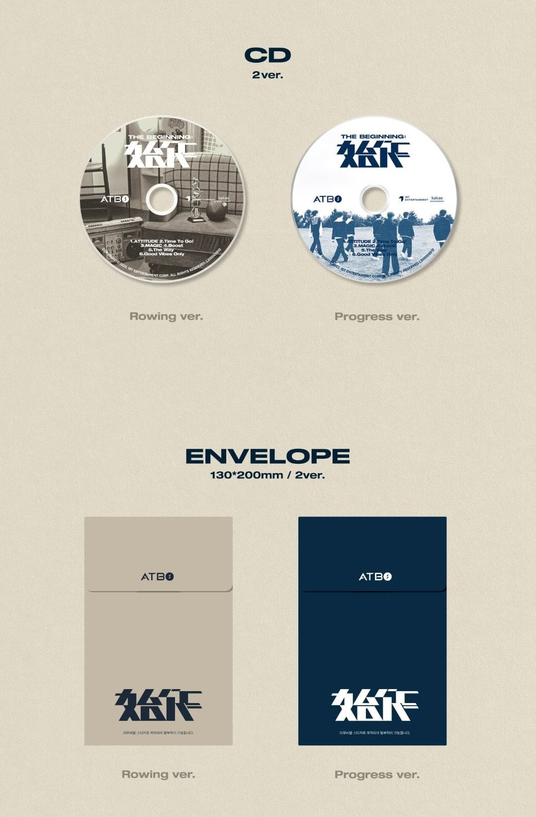 ATBO - 2nd Mini Album: The Beginning: 始作