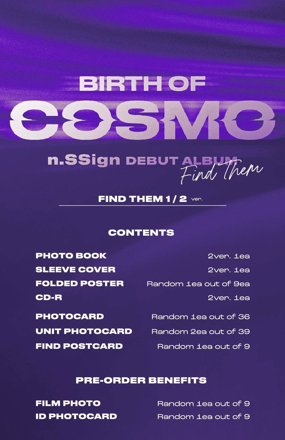 n.SSign - BIRTH OF COSMO