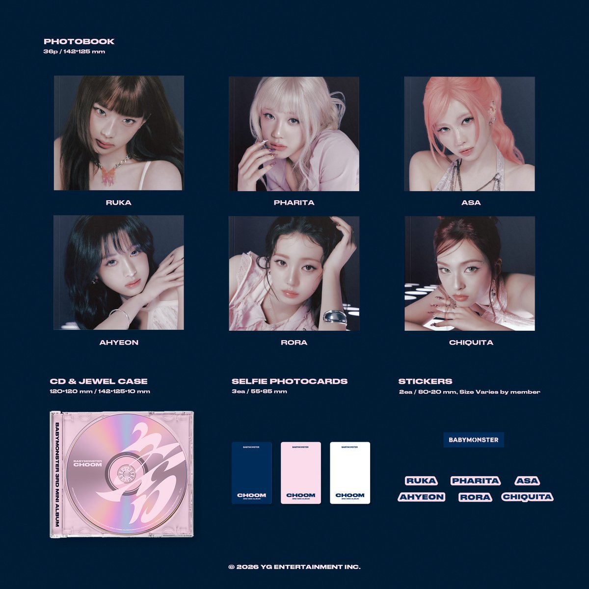 BABYMONSTER • CHOOM (Member Vers.)