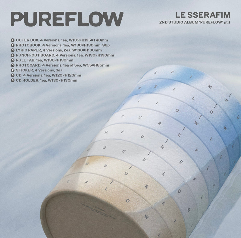 LE SSERAFIM • PUREFLOW pt.1 [PREORDER]