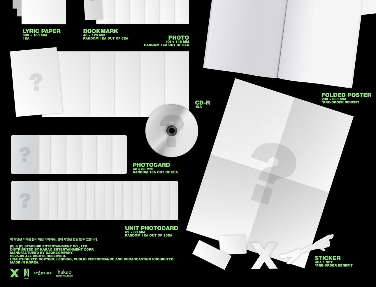 MONSTA X • THE X [PREORDER]