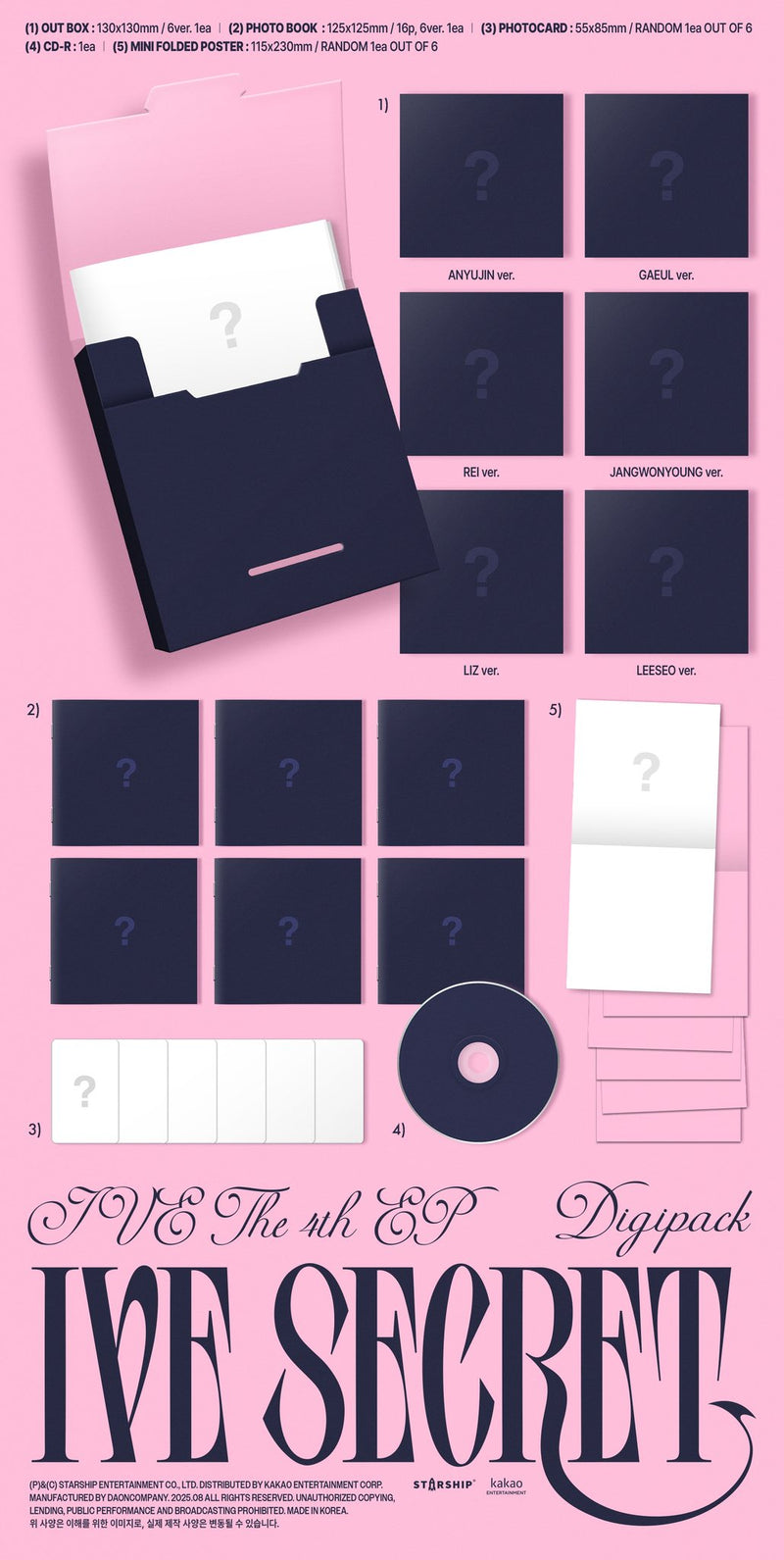 IVE • IVE SECRET (Digipack Ver.) [PREORDER]