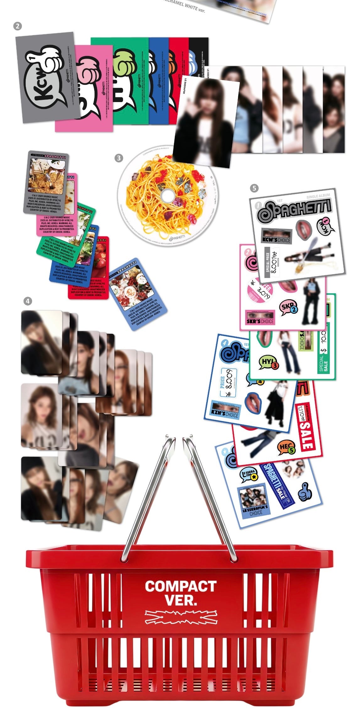 LE SSERAFIM • SPAGHETTI (Compact Ver.)