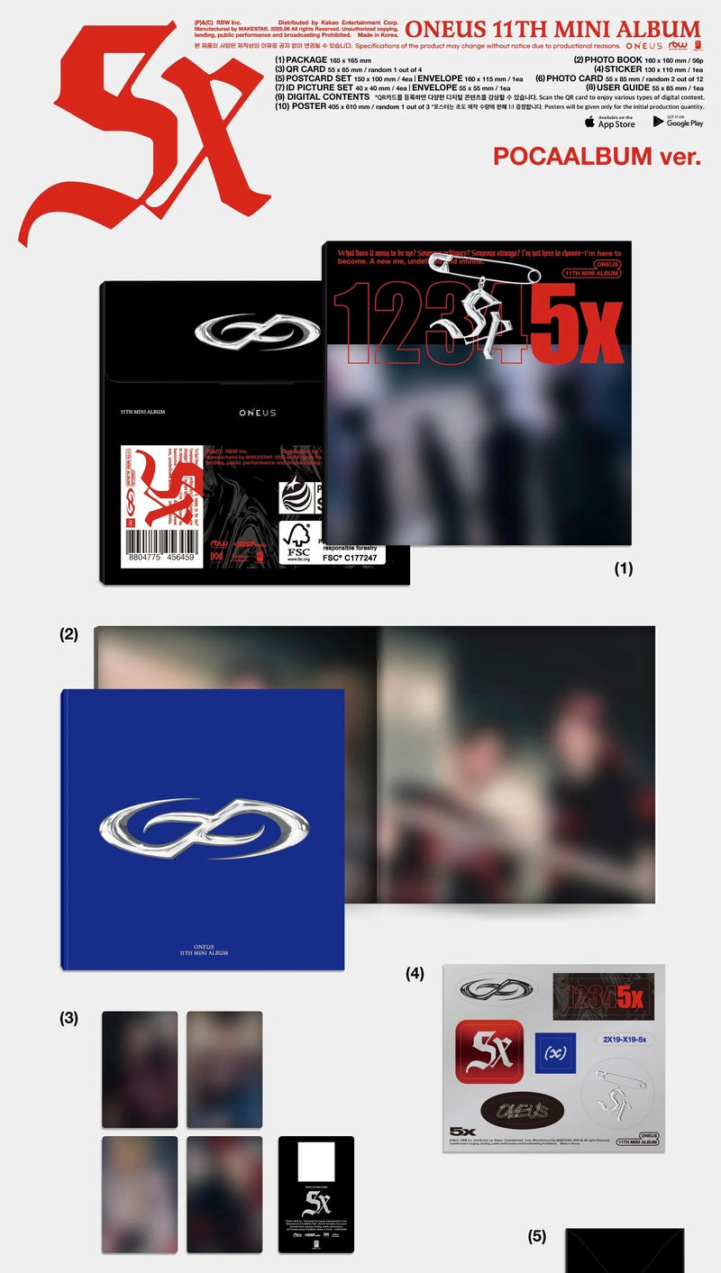 ONEUS • 5x [PREORDER]