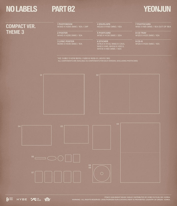 Yeonjun • NO LABELS: PART 02 [PREORDER]