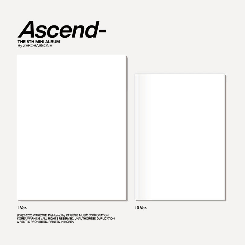 ZEROBASEONE • Ascend- [PREORDER]
