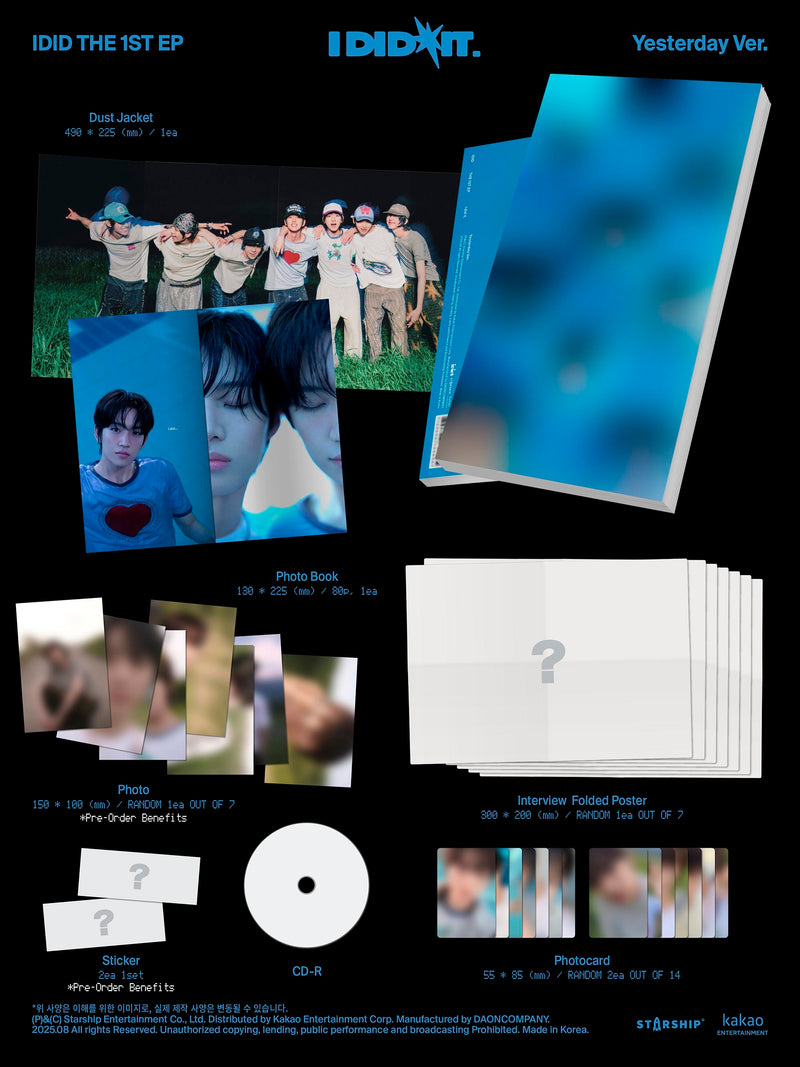 IDID • I did it. [PREORDER]