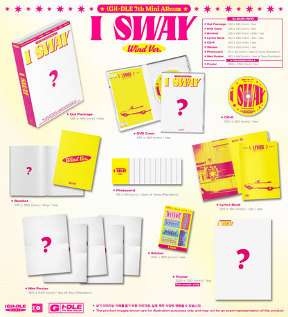(G)I-DLE • I SWAY [PREORDER]
