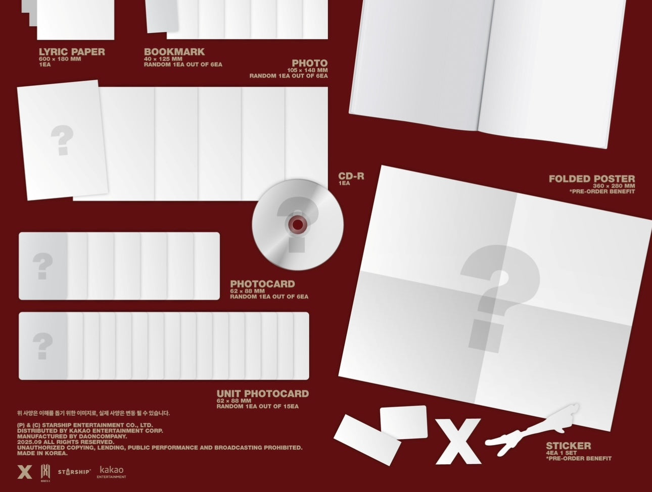 MONSTA X • THE X [PREORDER]