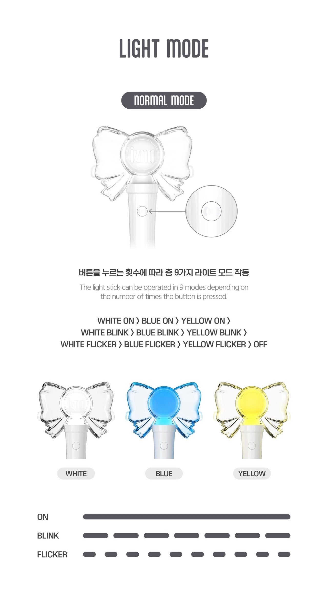 izna • Official Lightstick [PREORDER]