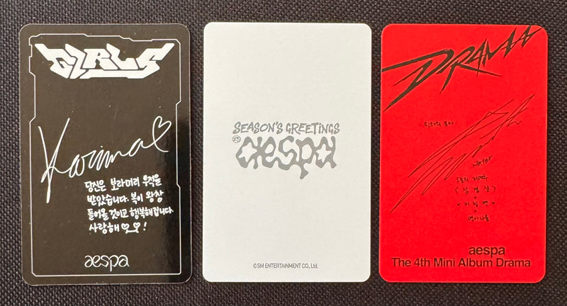 aespa (Photocards)