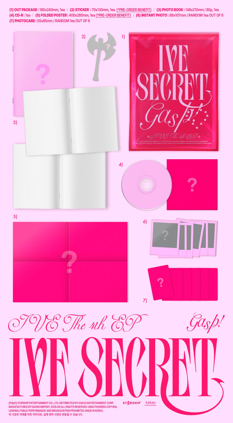 IVE • IVE SECRET [PREORDER]