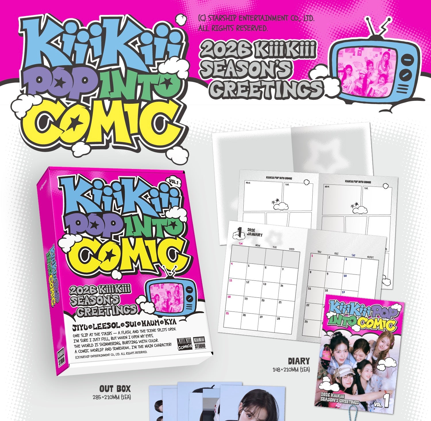 KiiiKiii • Season’s Greetings 2026 [PREORDER]