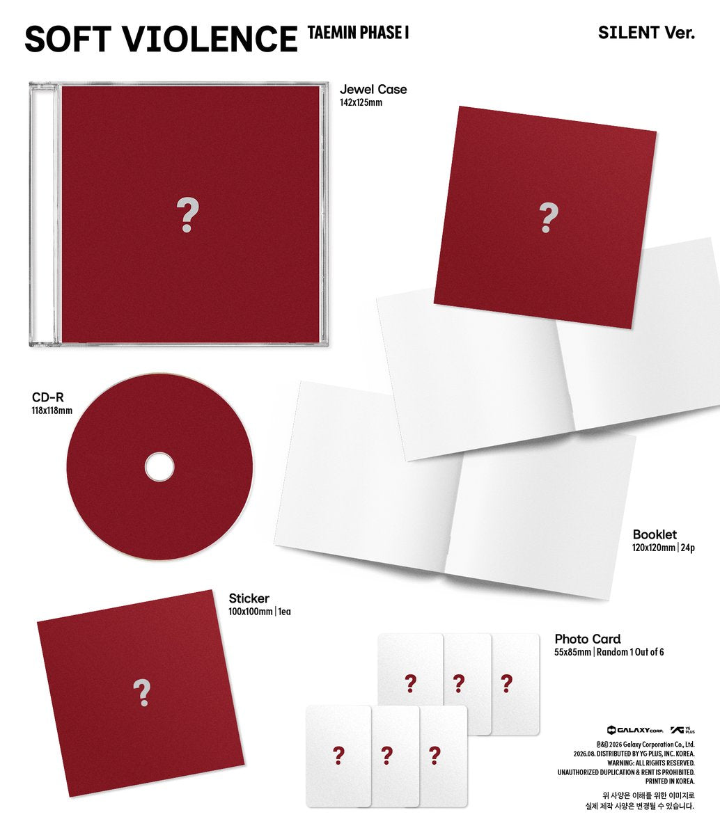 Taemin • PHASE 1: Soft Violence [PREORDER]