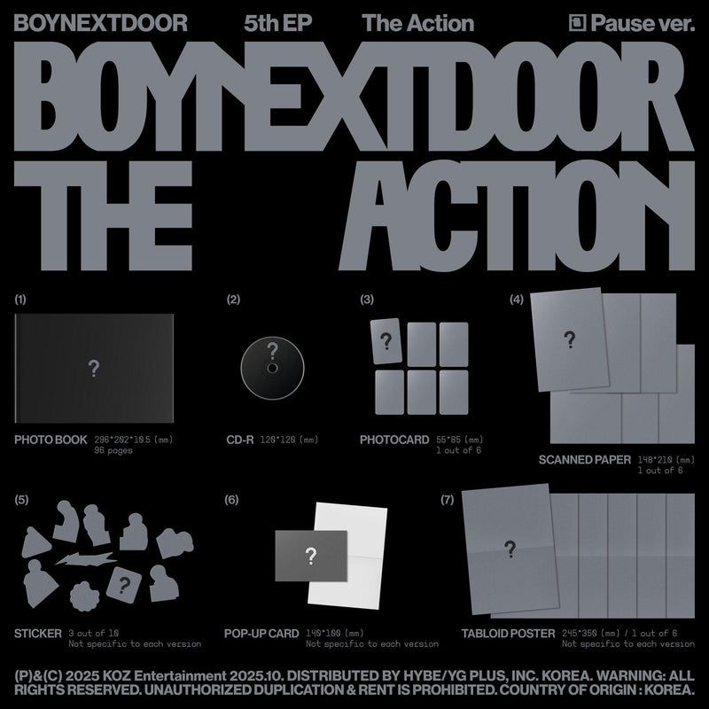 BOYNEXTDOOR • THE ACTION [PREORDER]