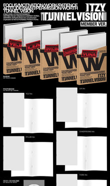ITZY • TUNNEL VISION (Member Ver.) [PREORDER]