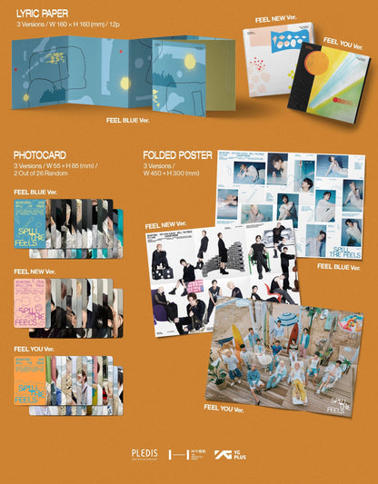 SEVENTEEN • SPILL THE FEELS (POB options) [PREORDER]