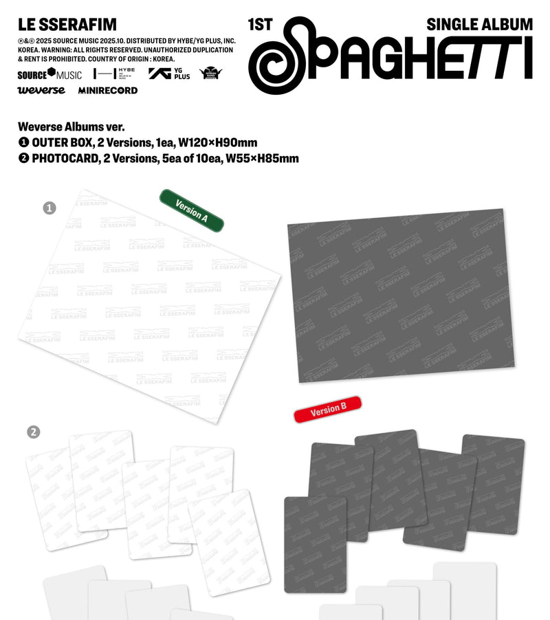 LE SSERAFIM - SPAGHETTI [PREORDER]