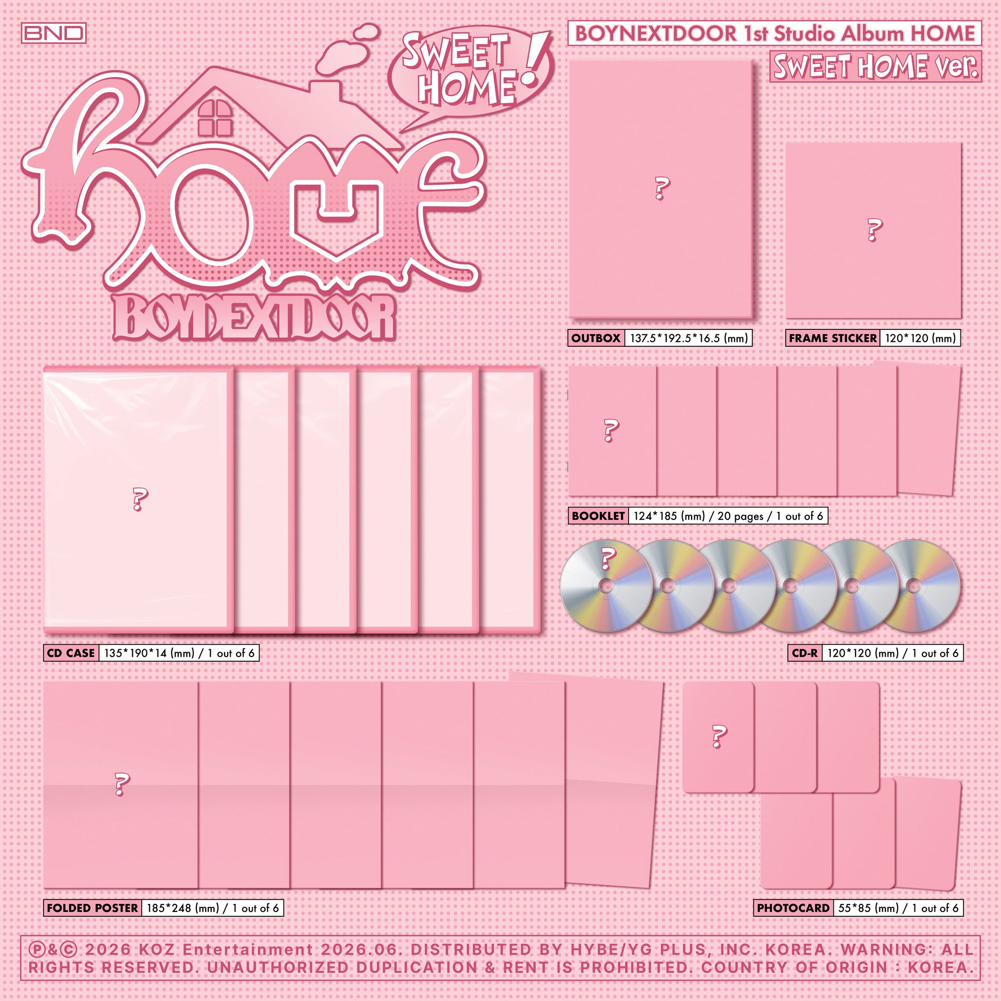BOYNEXTDOOR • HOME [PREORDER]