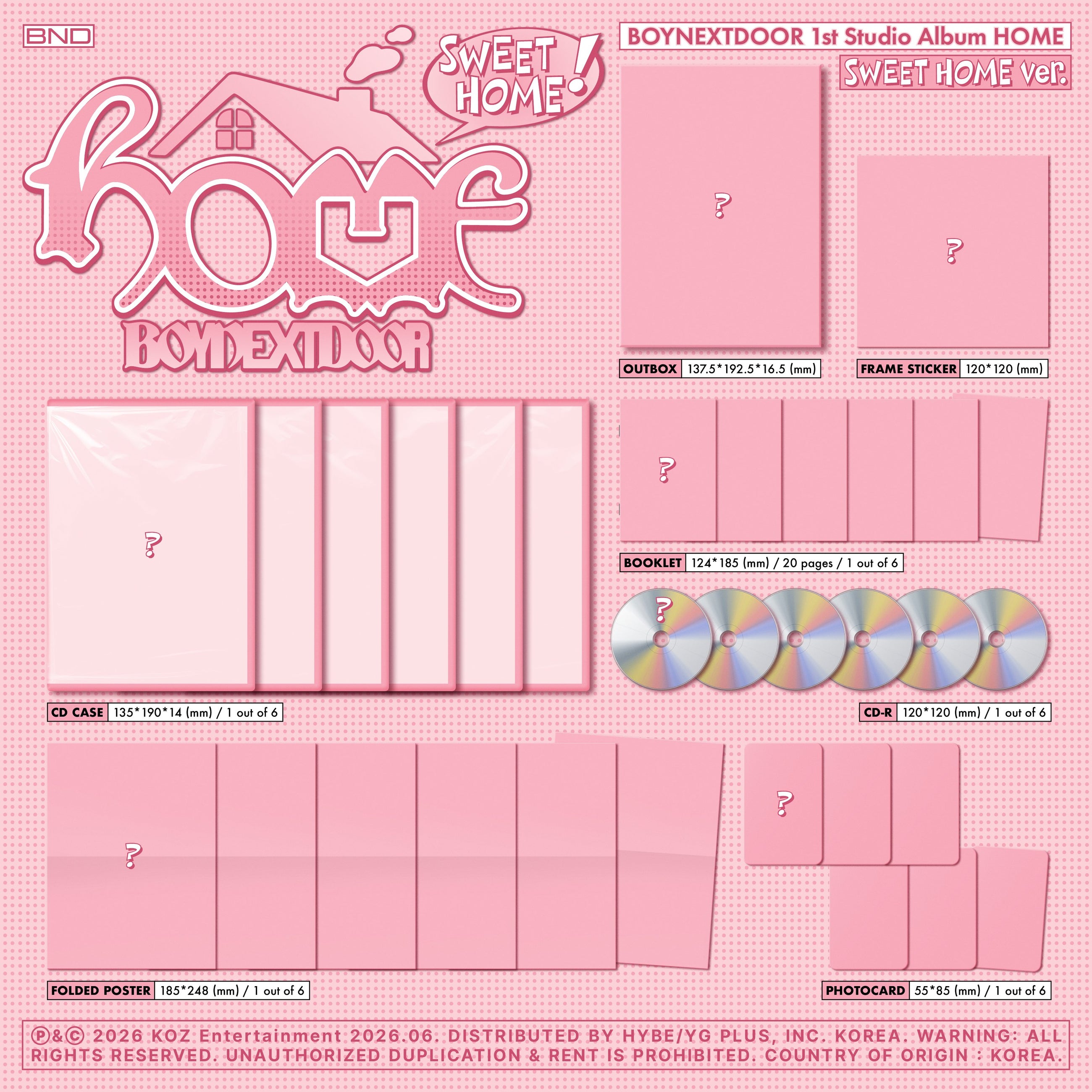 BOYNEXTDOOR • HOME [PREORDER]