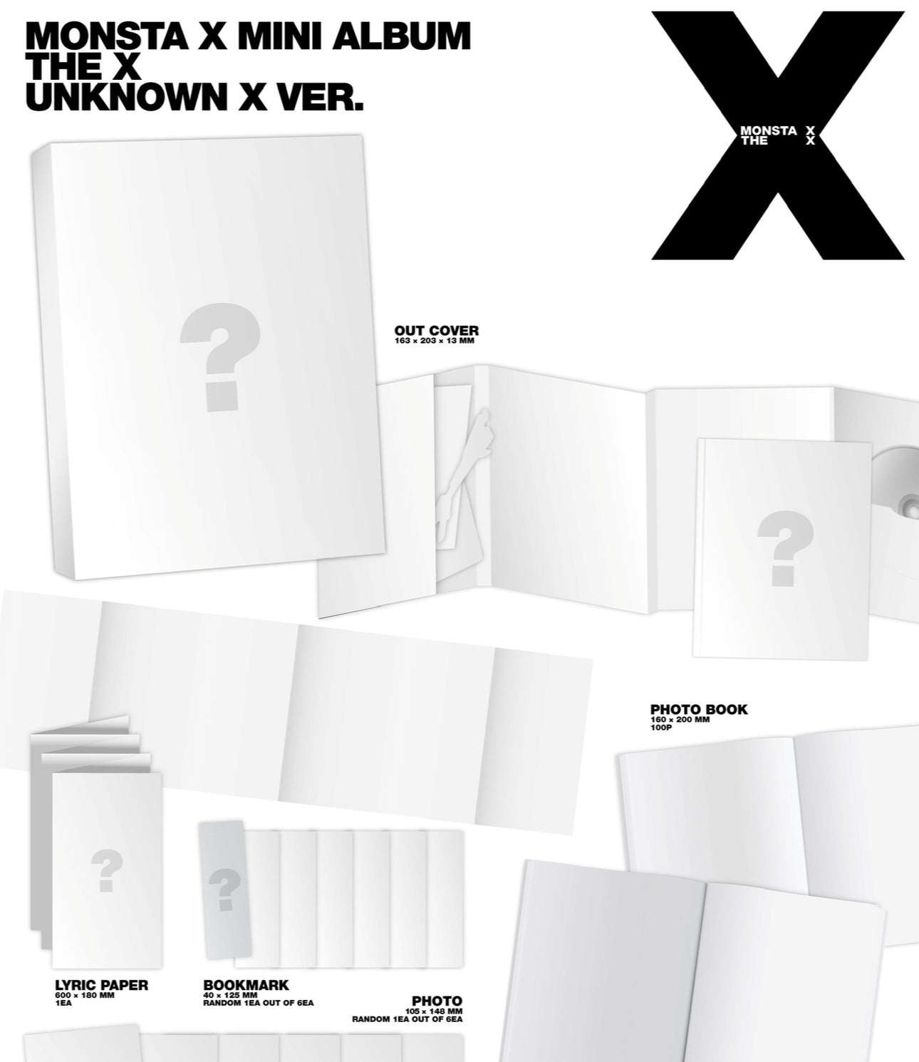 MONSTA X • THE X [PREORDER]