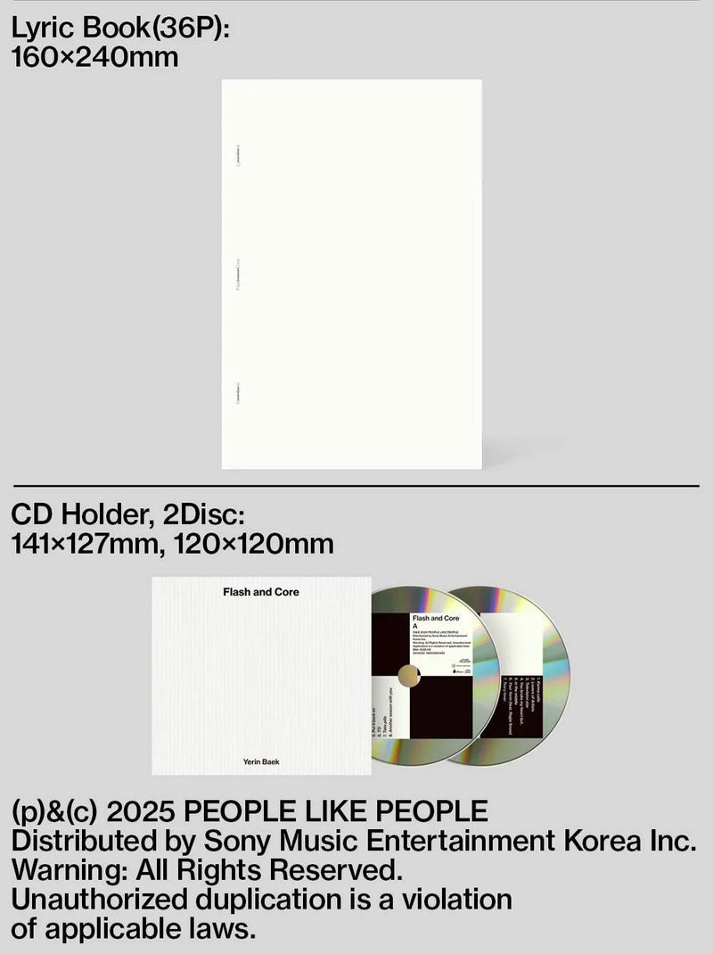 Yerin Baek • Flash and Core [PREORDER]