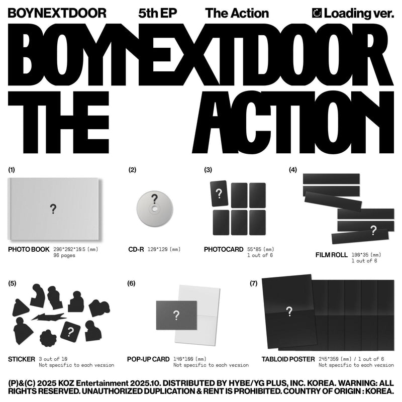 BOYNEXTDOOR • THE ACTION [PREORDER]