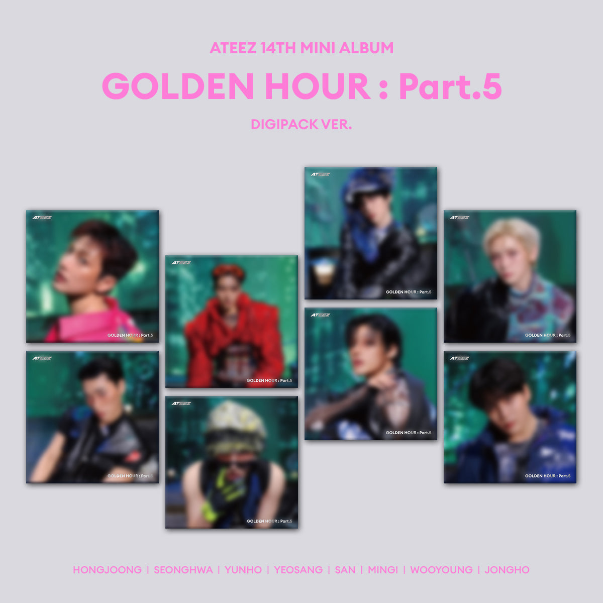 ATEEZ • GOLDEN HOUR: Part.5 (Digipack Ver.) [PREORDER]