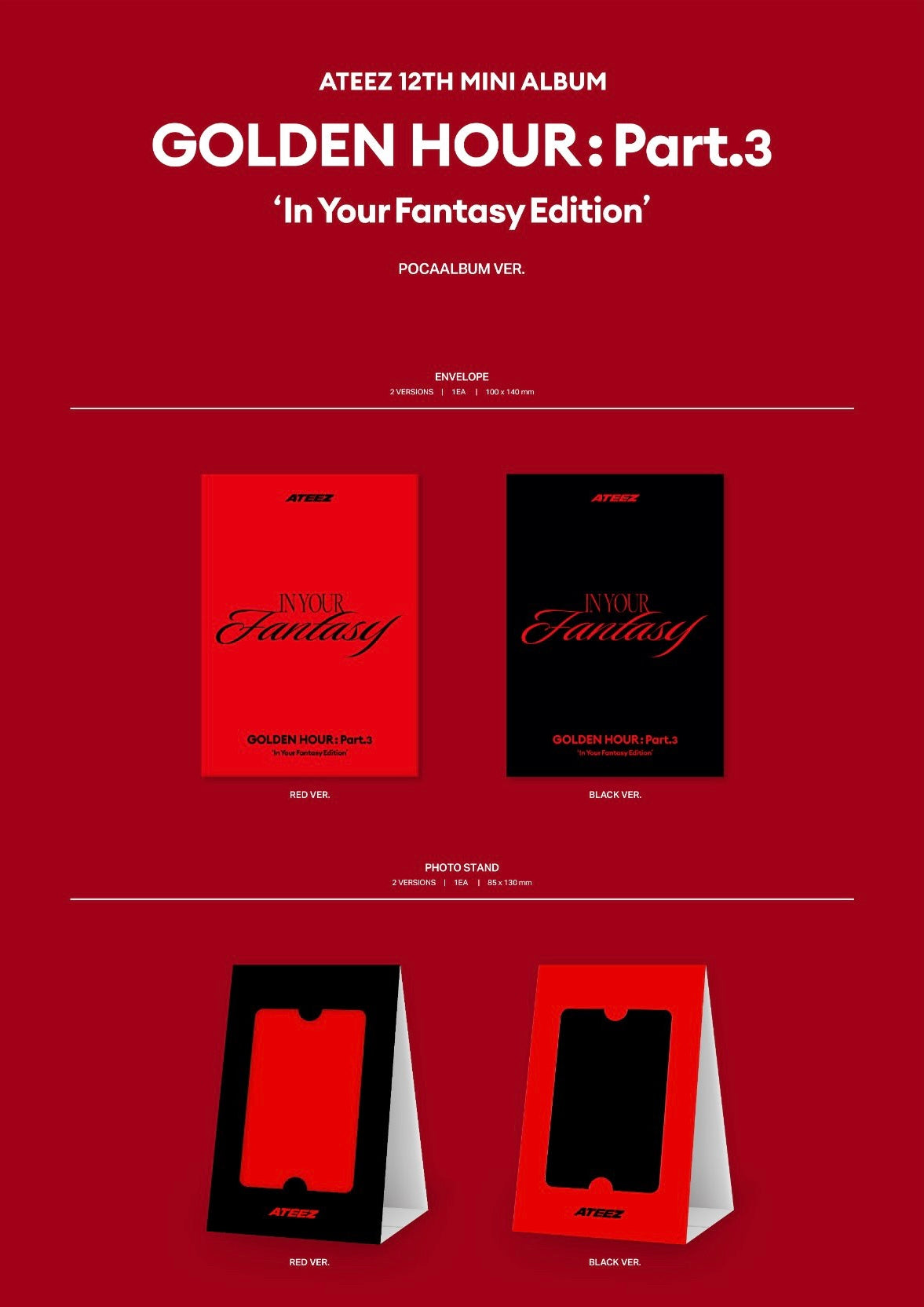 ATEEZ • GOLDEN HOUR: Part.3 ‘In Your Fantasy Edition’