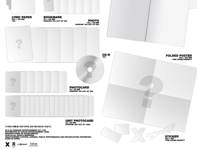 MONSTA X • THE X [PREORDER]