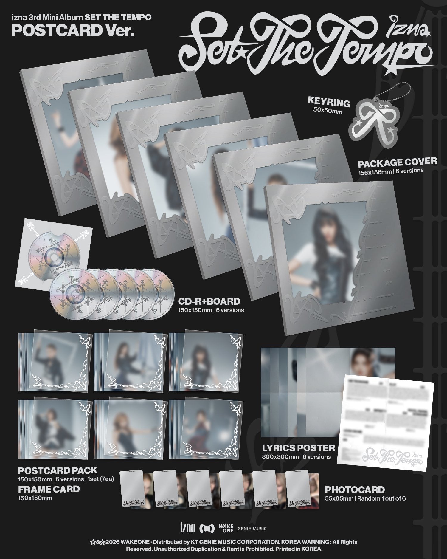 izna • Set The Tempo (Postcard Ver.) [PREORDER]