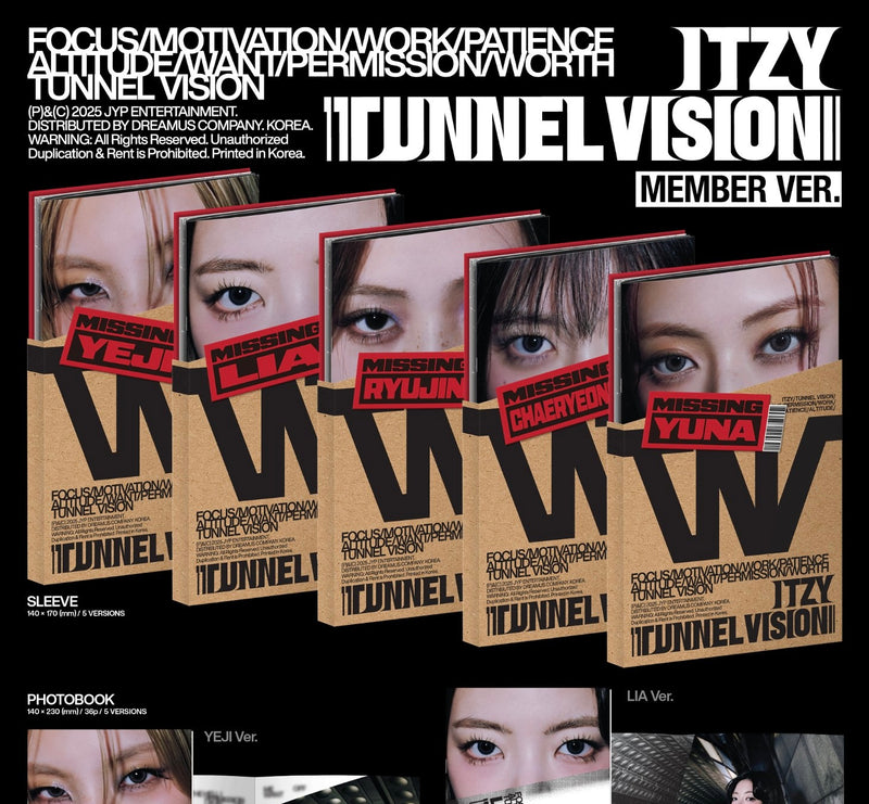ITZY • TUNNEL VISION (Member Ver.)