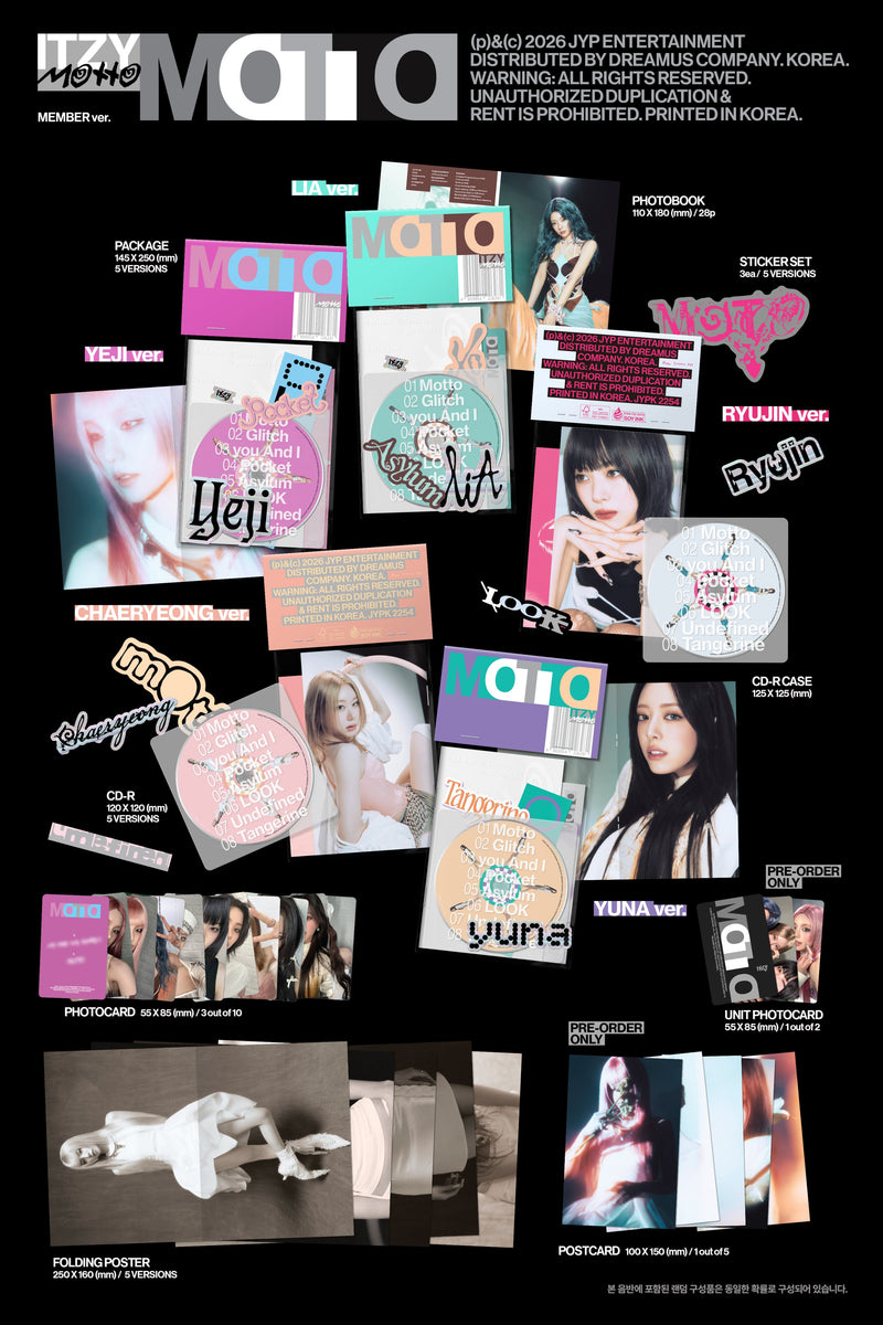 ITZY • Motto (Member Ver.) [PREORDER]