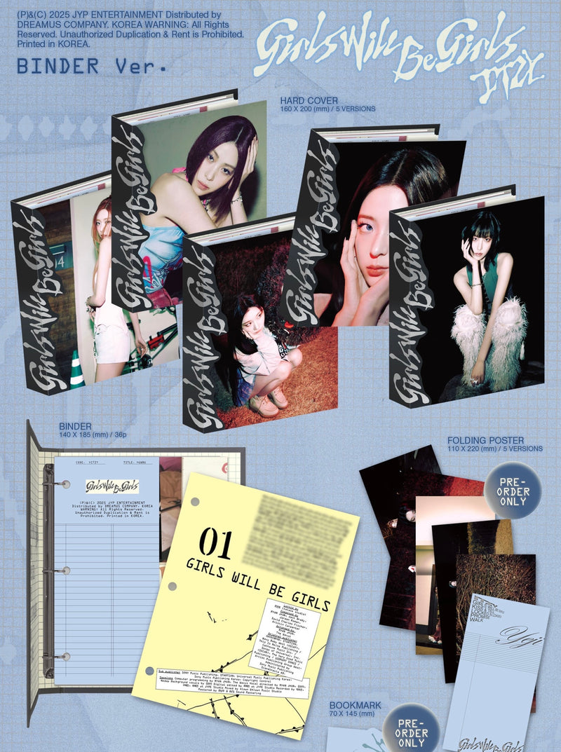 ITZY • Girls Will Be Girls (BINDER Ver.)