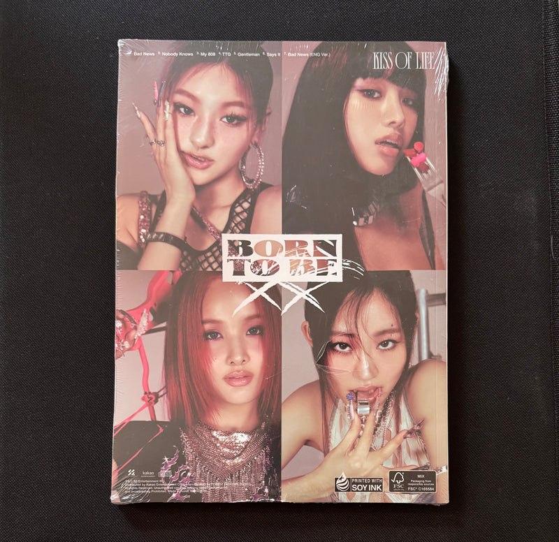 KISS OF LIFE • Born To Be XX ‘Bad Ver.’ FIRST PRESS [Minor Damage]