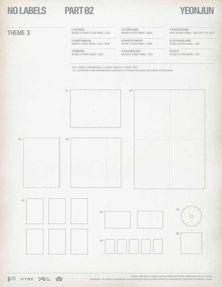 Yeonjun • NO LABELS: PART 02 [PREORDER]