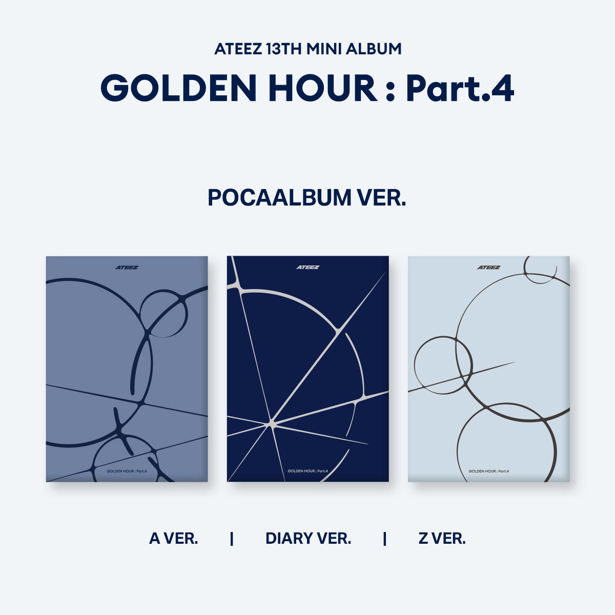 ATEEZ • GOLDEN HOUR: Part.4 [PREORDER]