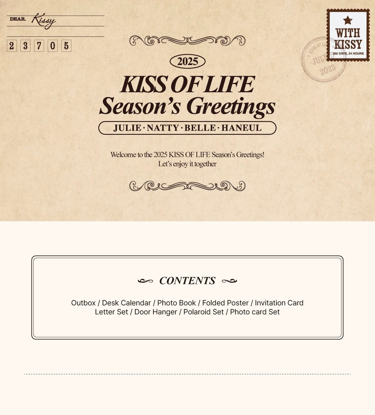 KISS OF LIFE • Season’s Greetings 2025 [PREORDER]